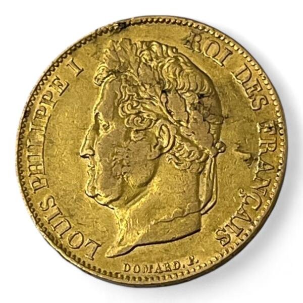 20 Francs Louis-Philippe 1er - Tête laurée - 1835 B - Rouen - Or - RARE