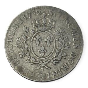 Écu Louis XV au bandeau - 1752 - Vachette - Béarn - Pau - Rare R3 - qualité, splendid, superbe, splendide, FDC, MS, Louis, silver, french coins - numismatique - numismatic, royal, charles, silber - louis XVI - Louis XV - royales - Louis XIII - Louis XIV