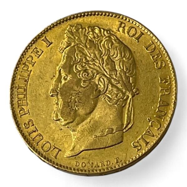 20 Francs Louis-Philippe 1er - Tête laurée - 1834 A - Paris - Or