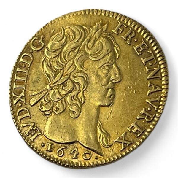 Louis d’or aux 8 L - Louis XIII - 1640 Paris - qualité, splendid, superbe, splendide, FDC, MS, Louis, silver, french coins - numismatique - numismatic, royal, charles, silber - louis XVI - Louis XV - royales - Louis XIII - Louis XIV - philippe