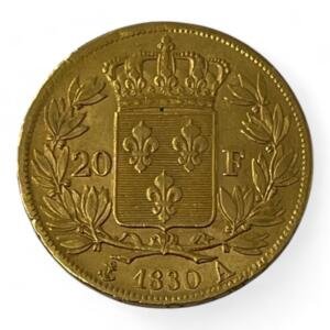 20 Francs Charles X - 1830 A - Or