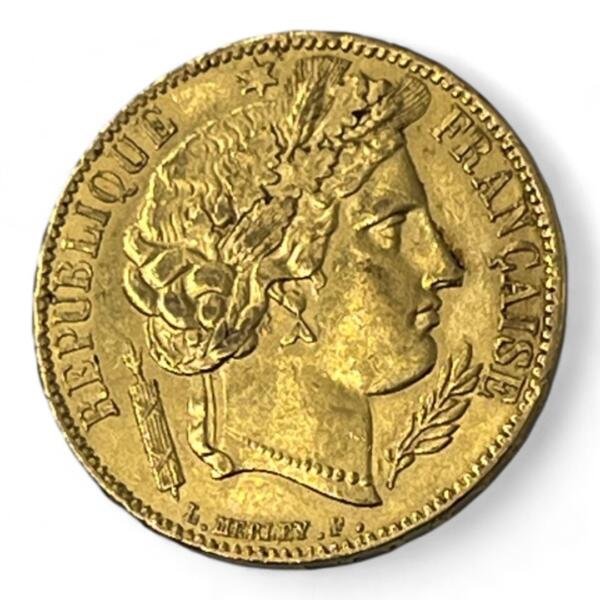 20 Francs Cérès - 1851 A - Paris - Or - investissement - gold - french coins - numismatique - numismatic - gold coin - splendide