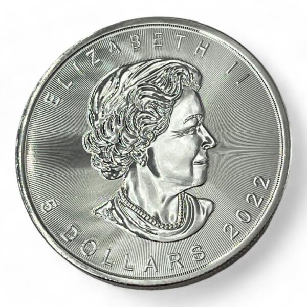 Monnaie - 1 oz / Once - Maple Leaf (31.1 grammes) en Argent 999.9 - 5 dollars 2012 - Canada