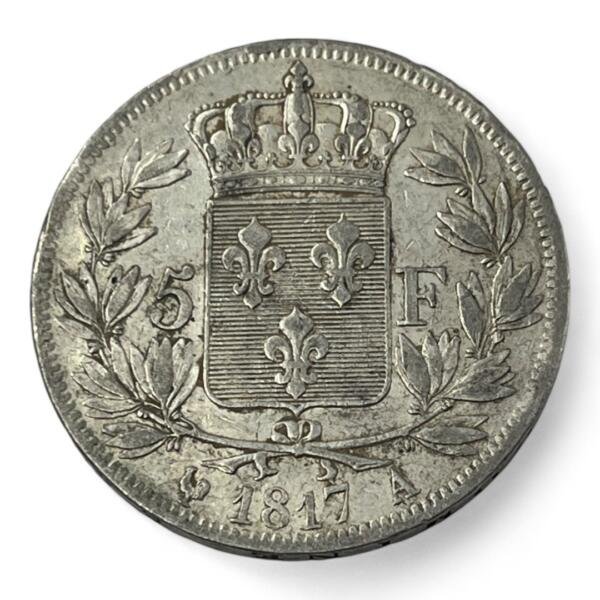 5 Francs Louis XVIII - 1817 A - Paris - Argent - 5 Francs Louis XVIII - 1817 A - Paris - Argent