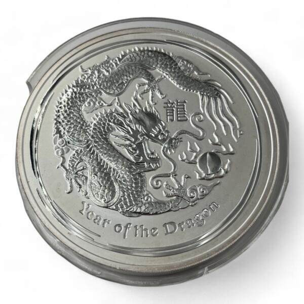 Monnaie - Lingot de 1kg en Argent 999 - 30 dollars 2012 - Australie - Year of the Dragon