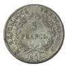 5 Francs Napoleon - République - 1808 A - Paris - Argent - côte - rare - consul - bonaparte - silver - empire - french coins - collection - numismatique - numismatic