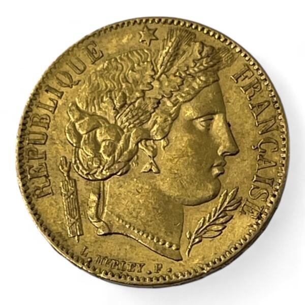 20 Francs Cérès - 1850 A - Paris - Or