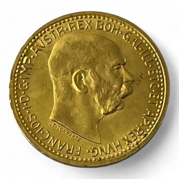 10 couronnes - Francois Joseph 1er - Autriche - 1912 - 3,40g - Or