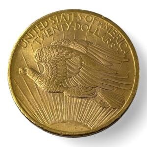 20 Dollars - États-Unis - "Saint Gaudens" ou "Eagle" - 1908 - Or - 33.45g