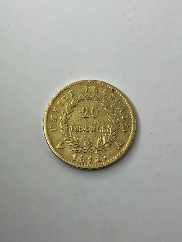 20 francs Napoléon 1811 A - Empire - Or