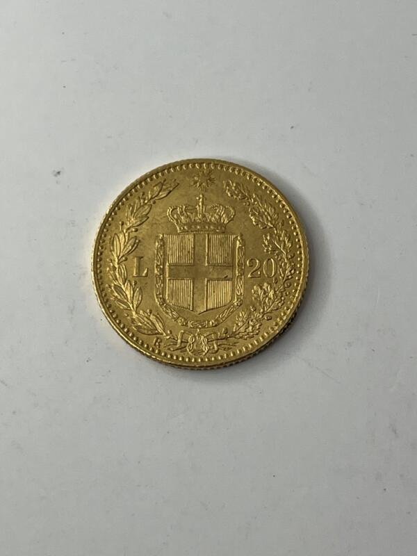 20 Lire Umberto I - 1881 - Or