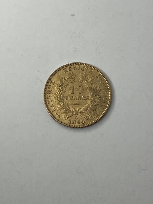 10 francs cérès 1899 A or