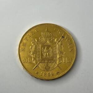 100 Francs Napoléon - 1859 BB - Or - 32.22g