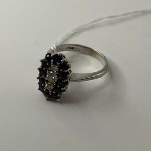 Bague - Or 18 Carats - Diamants - 4.72 grammes - Taille 53