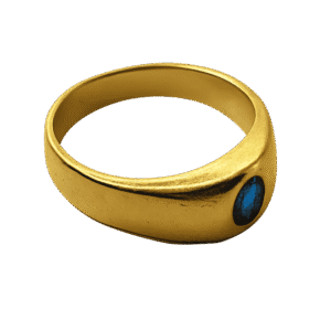 Copie Bague - avec pierre - Or 18 Carats - 6.20 Grammes - Taille 54