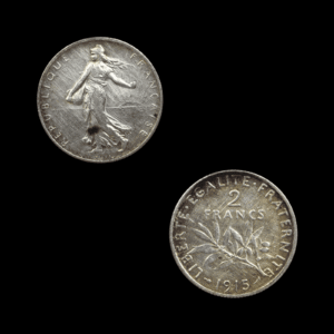 2 francs semeuse - argent