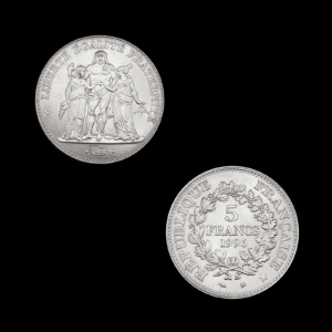 5 Francs Hercule (argent 900) – 1960 à 1969