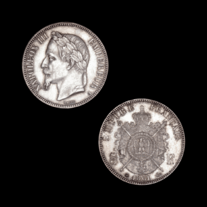 Ecu 5 Francs (argent 900) – 1795 à 1878 (Napoléon, Louis XVIII, Louis-Philippe)