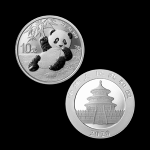 Panda 30g argent