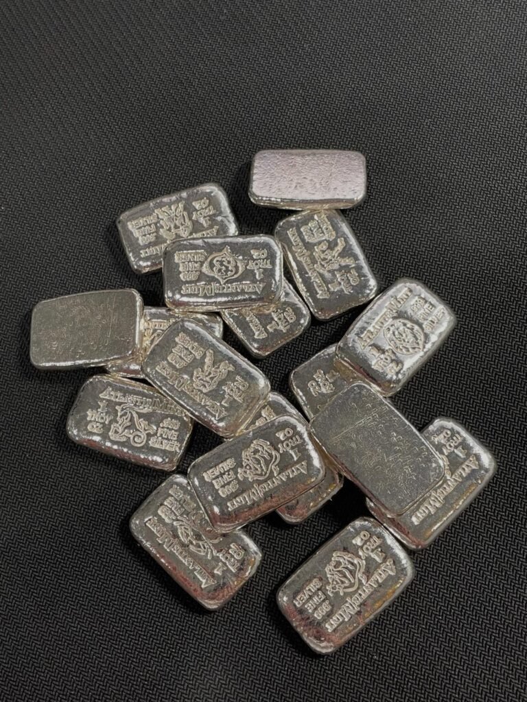 Lingots et Lingotins d'Argent