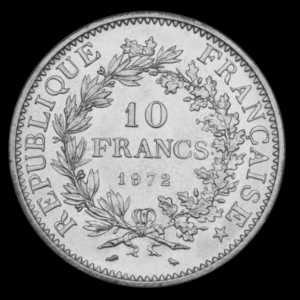Argent pieces 10francs hercule 3
