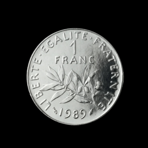 Argent pieces 1franc semeuse
