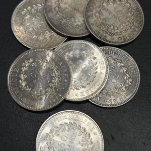Argent pieces 50francs hercule 2
