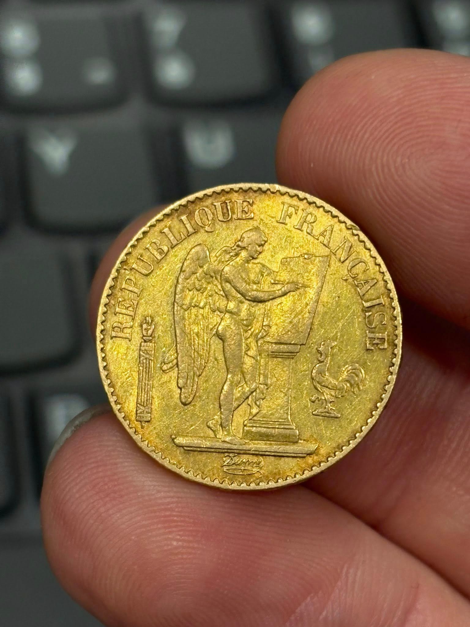 Rachat 20 Francs Or Génie