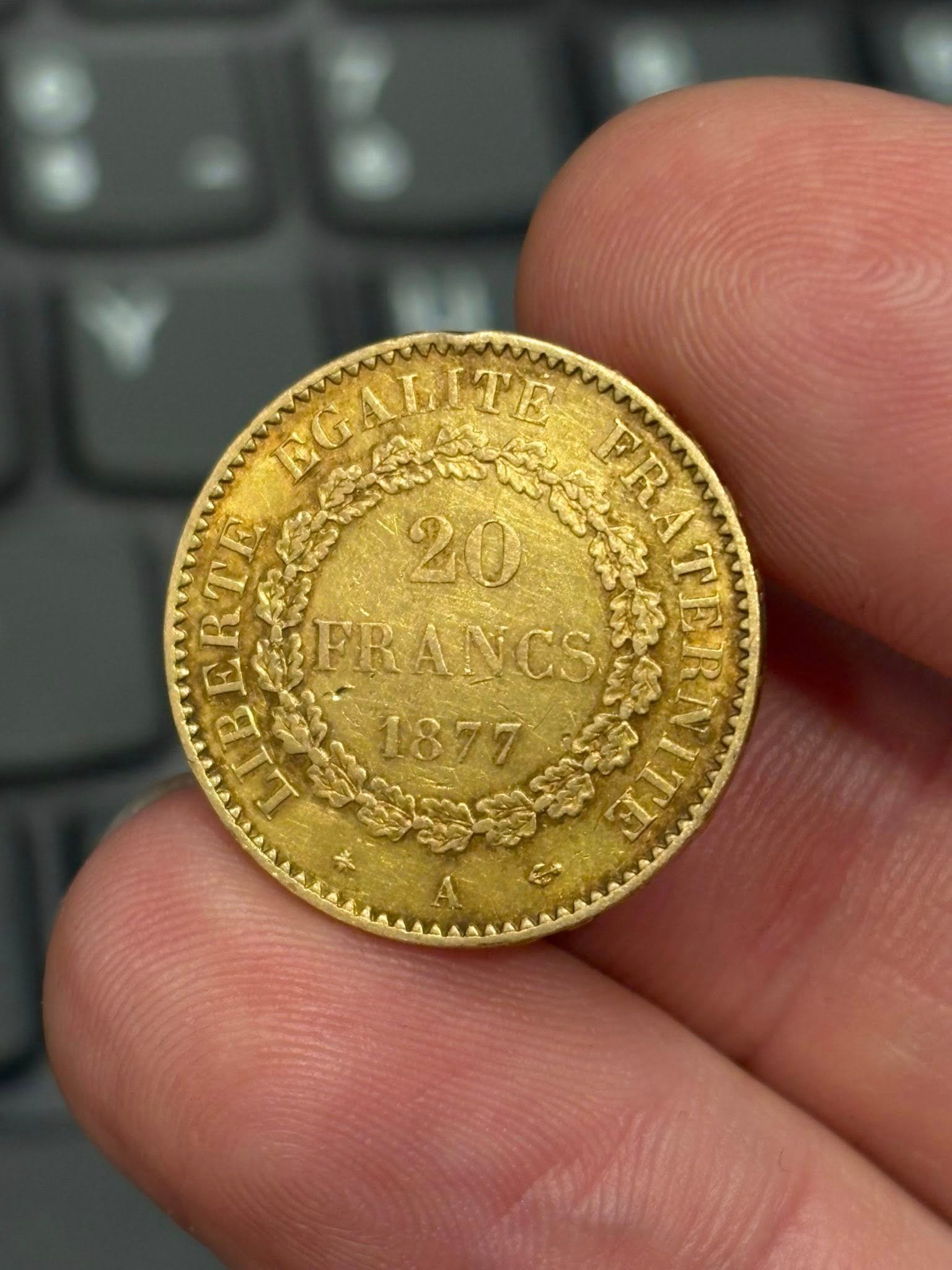 Vente 20 Francs Or Génie