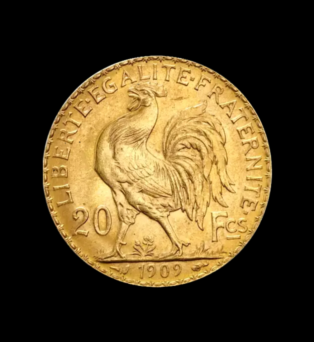 Vente 20 Francs Or Marianne Coq