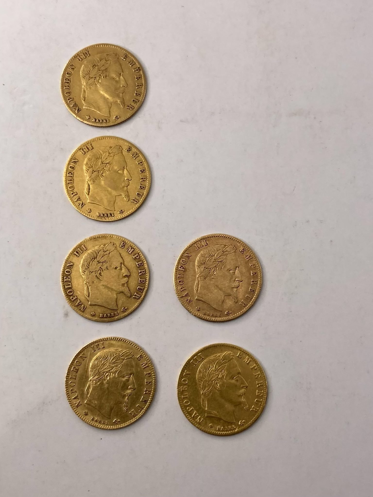 Rachat 20 Francs Or Napoléon III Tête Laurée
