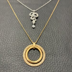 Vente bijoux en or cannes collier en or et collier avec pendentif serpent