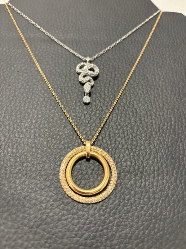 Vente bijoux en or cannes collier en or et collier avec pendentif serpent